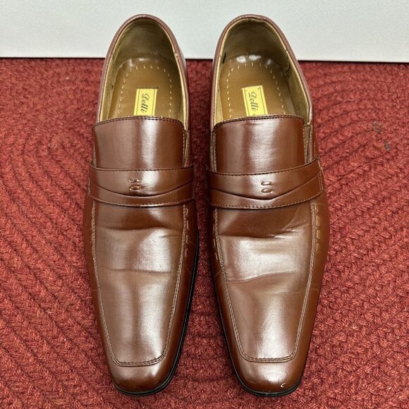 Delli Aldo Men's Square Toe Slippers Loafers Old Fashioned Formal Dress Shoes 12 - Picture 1 of 11